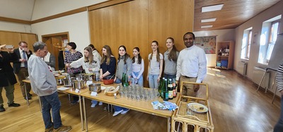 Fastensuppenessen mit den Firmkanditat:innen