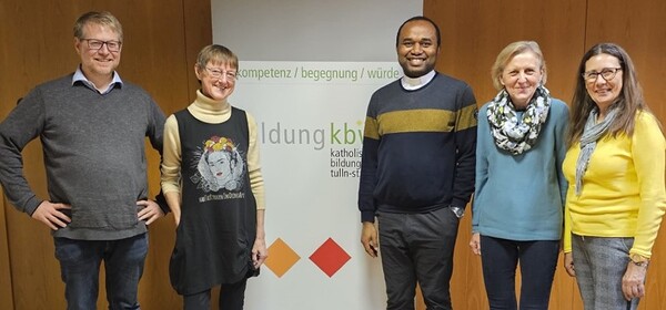 Mag. Martha Vogl zweite von links und das Team aus St. Severin
