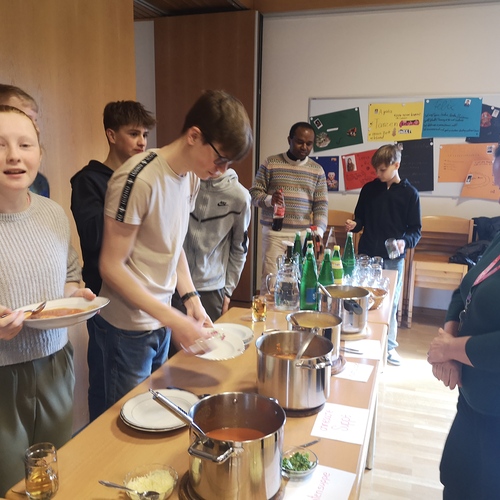 Suppenessen mit Firmkandidaten am 10.03.2024