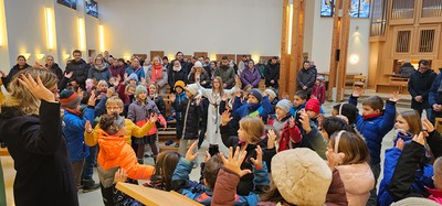 Familienmesse zur Vorbereitung auf die Erstkommunion