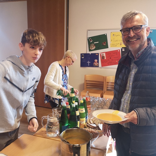 Suppenessen mit Firmkandidaten am 10.03.2024