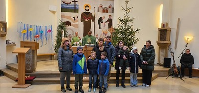 Familienmesse zur Vorbereitung auf die Erstkommunion