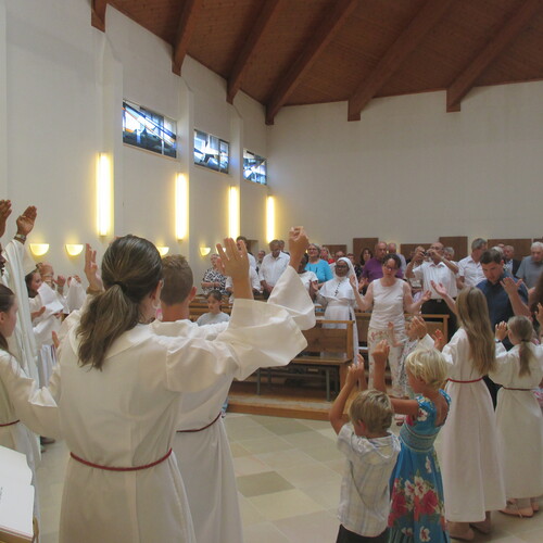 Pater Pius feiert sein 10-jähriges Priesterjubiläum