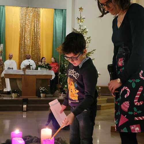 Mit den Augen der Kinder Weihnachten feiern in St. Severin