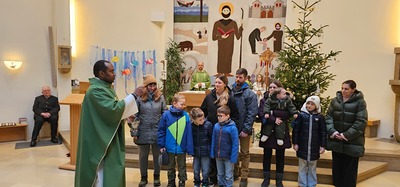 Familienmesse zur Vorbereitung auf die Erstkommunion